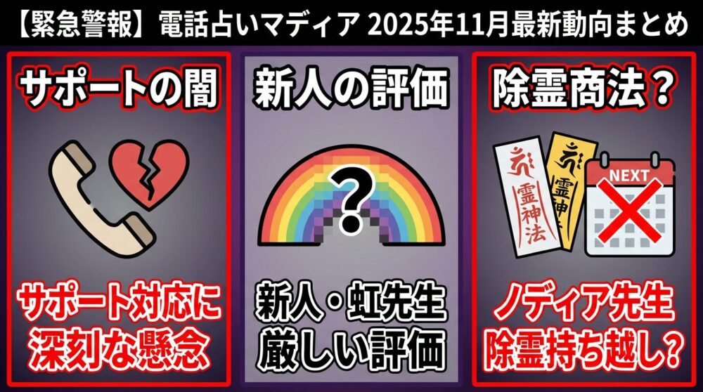 【2025年11月最新】マディアのウラスピ動向：サポート対応への懸念と新人への厳しい目