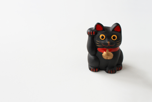 黒い招き猫
