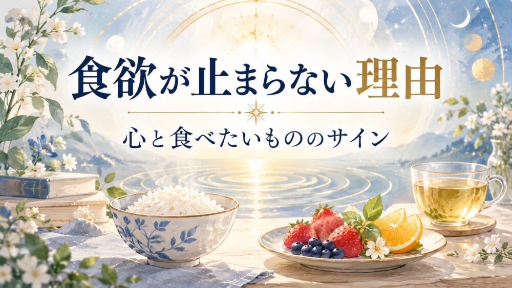 【食べても食べてもお腹が空くスピリチュアル意味】食欲が止まらない理由！波動・肉や甘いものを欲するサインを解説
