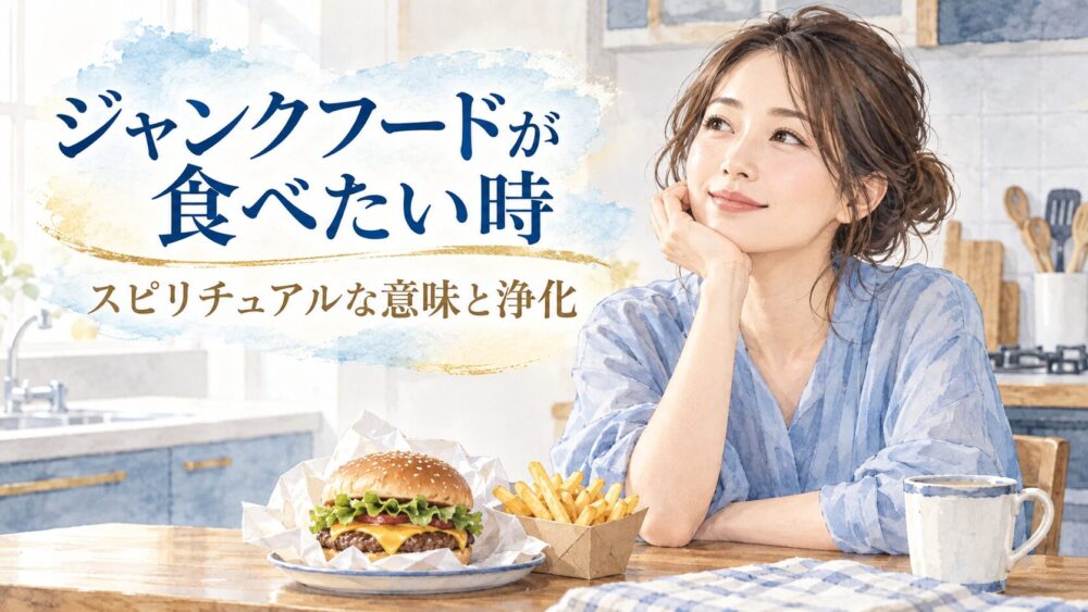 ジャンクフードが食べたいスピリチュアル意味!断ち方や浄化の食べ物