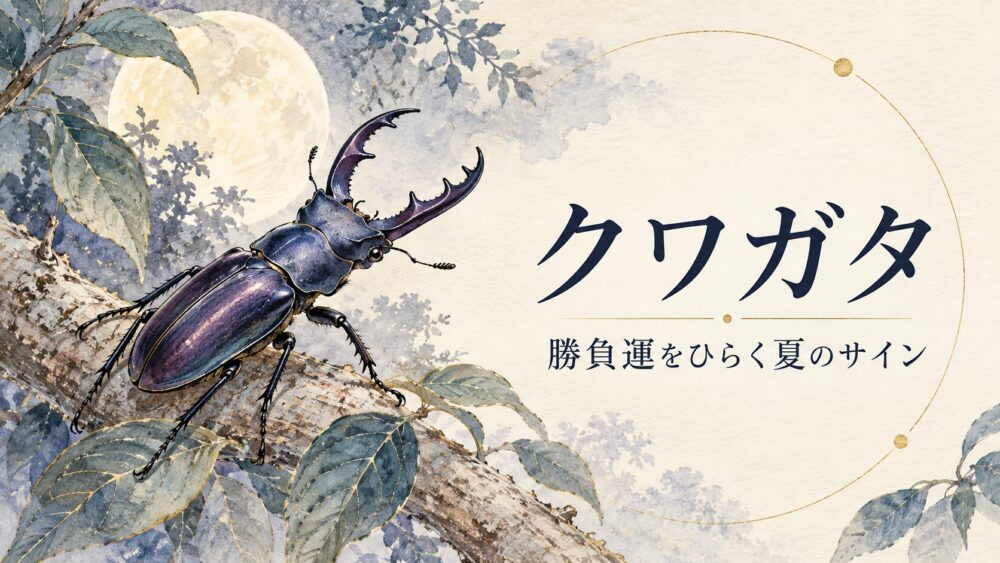 クワガタのスピリチュアル意味!玄関や家に来る幸運・助ける吉兆