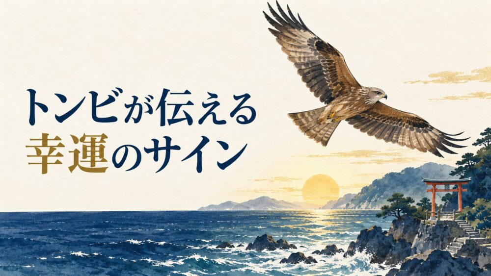 【神の使い】トンビ(鳶)を見るスピリチュアルな意味!旋回・鳴き声・羽や神社での予兆・幸運メッセージを徹底解説