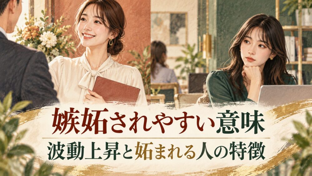 嫉妬されやすい人のスピリチュアル意味！波動上昇と妬まれる人の特徴