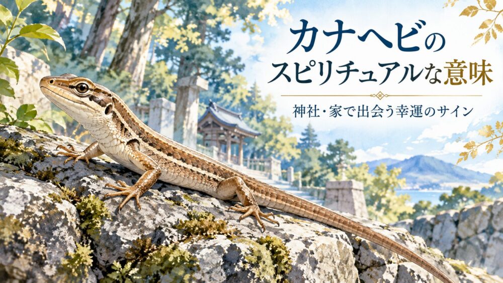 カナヘビのスピリチュアルな意味と幸運のサイン！神社・家・庭・玄関・トカゲとの違いまで徹底解説