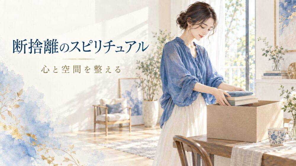 断捨離のスピリチュアル意味!眠くなる好転反応や急にしたくなる前兆