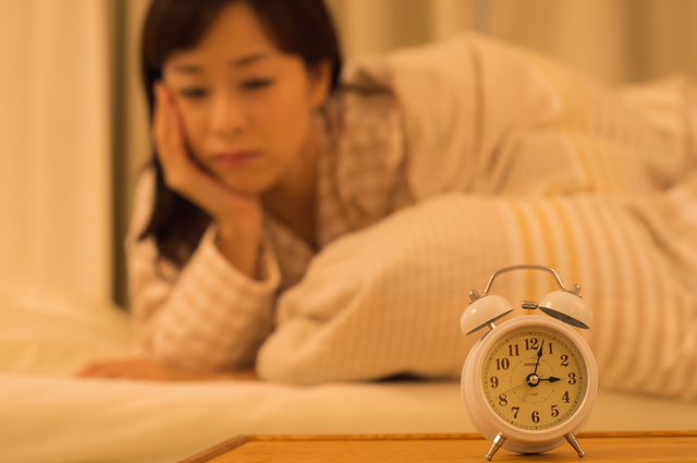 夜中に眠れない