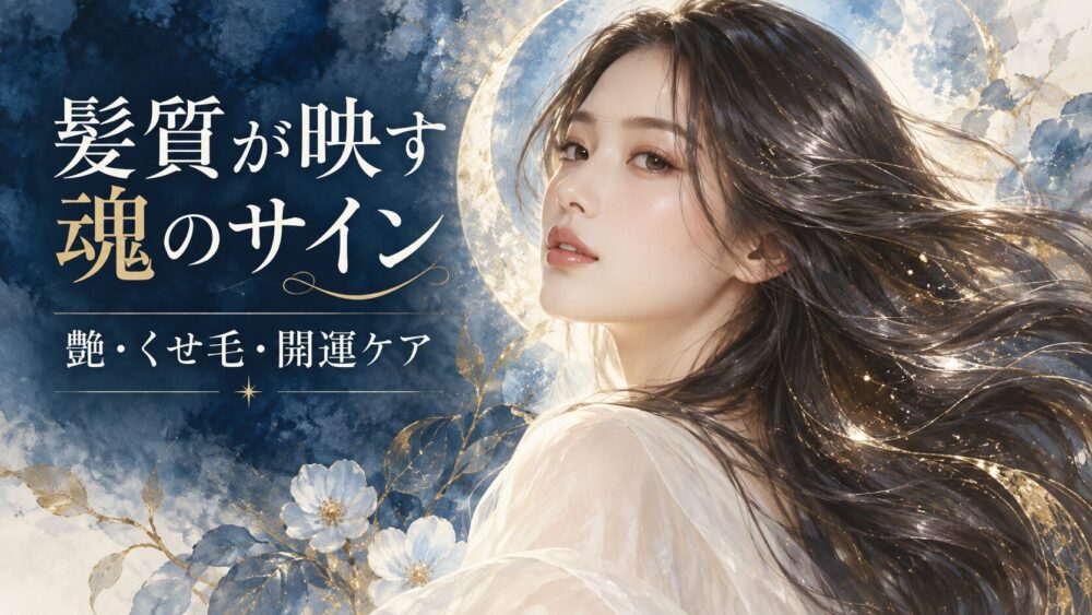 【髪の毛・髪質のスピリチュアル意味】髪が綺麗な人・天然パーマ・くせ毛の性格とは?艶を出す開運法&邪気払い