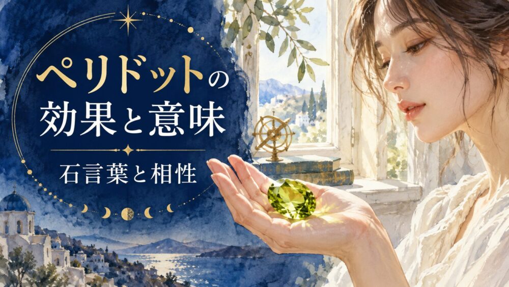 ペリドットの効果と意味!石言葉が怖い理由・相性・偽物の見分け方