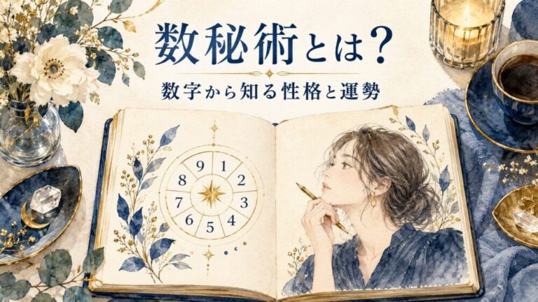 【数秘術とは?完全ガイド】数字の意味・計算方法・流派の違い・相性・運勢バイオリズムまで徹底解説