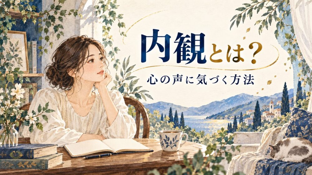 内観とは?スピリチュアルな意味と効果・自分でできる内観ノートの書き方&危険なデメリットまで徹底解説