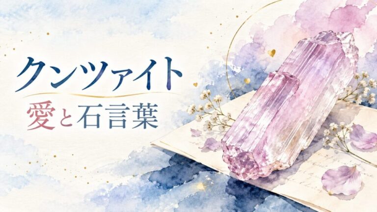 クンツァイト効果と石言葉！悪い意味や相性・スピリチュアル解説