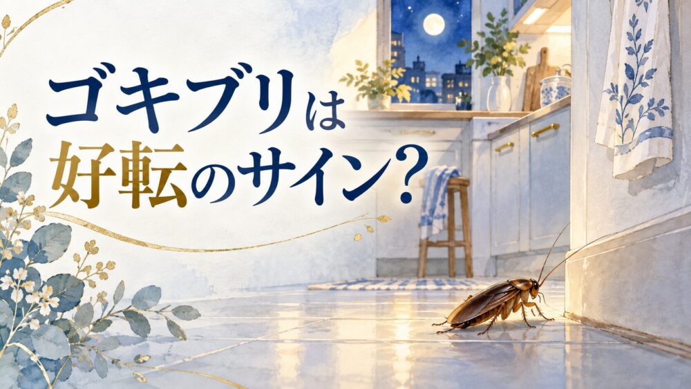 ゴキブリのスピリチュアル意味！好転サイン・見る場所や突然出る理由