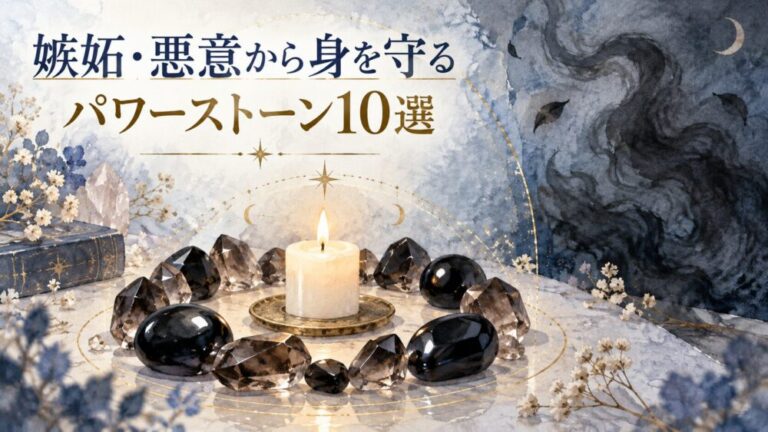 嫉妬から身を守るパワーストーン10選！人の悪意や妬みを跳ね返す石