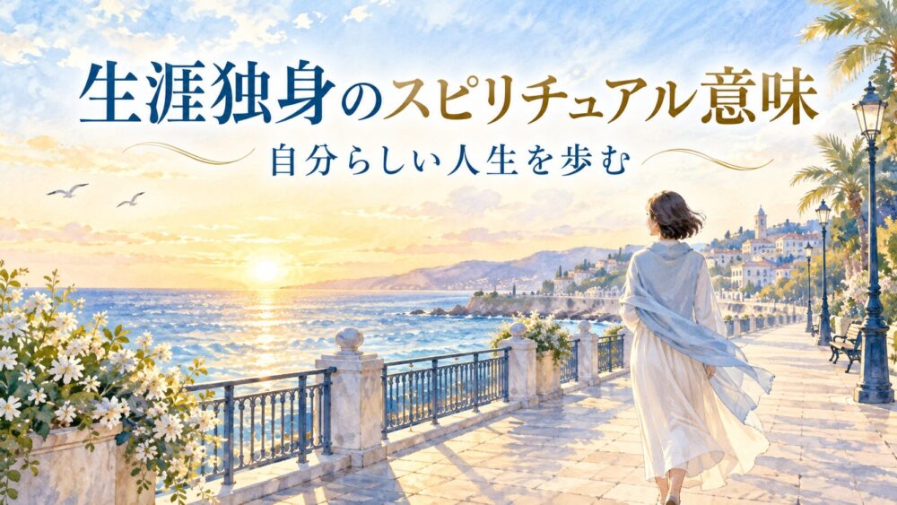 生涯独身のスピリチュアル意味！魂レベルやカルマ・結婚しない人生