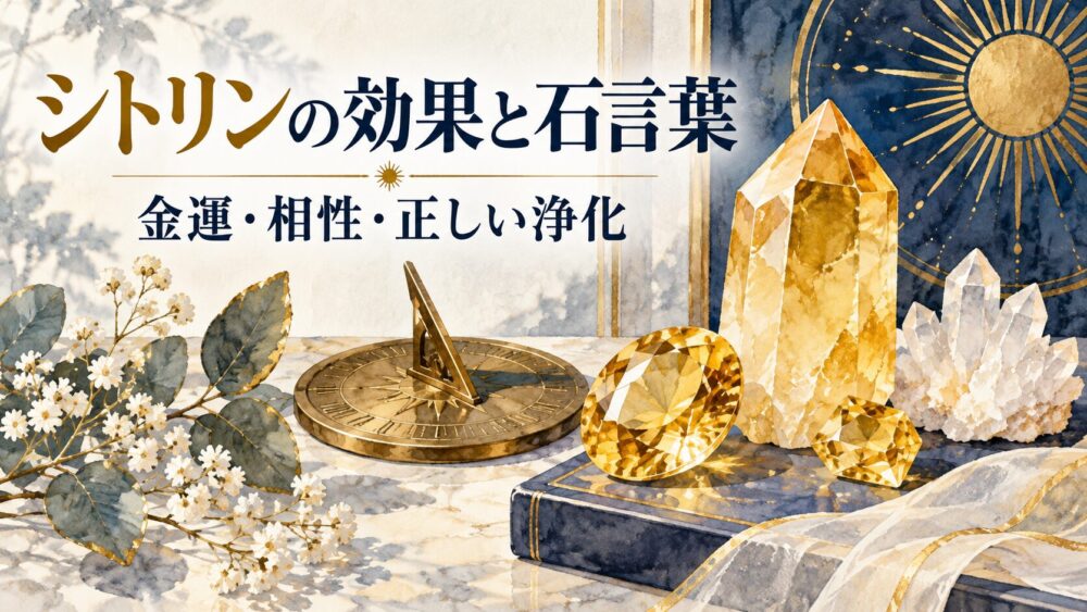 運命数3の守護石・シトリン