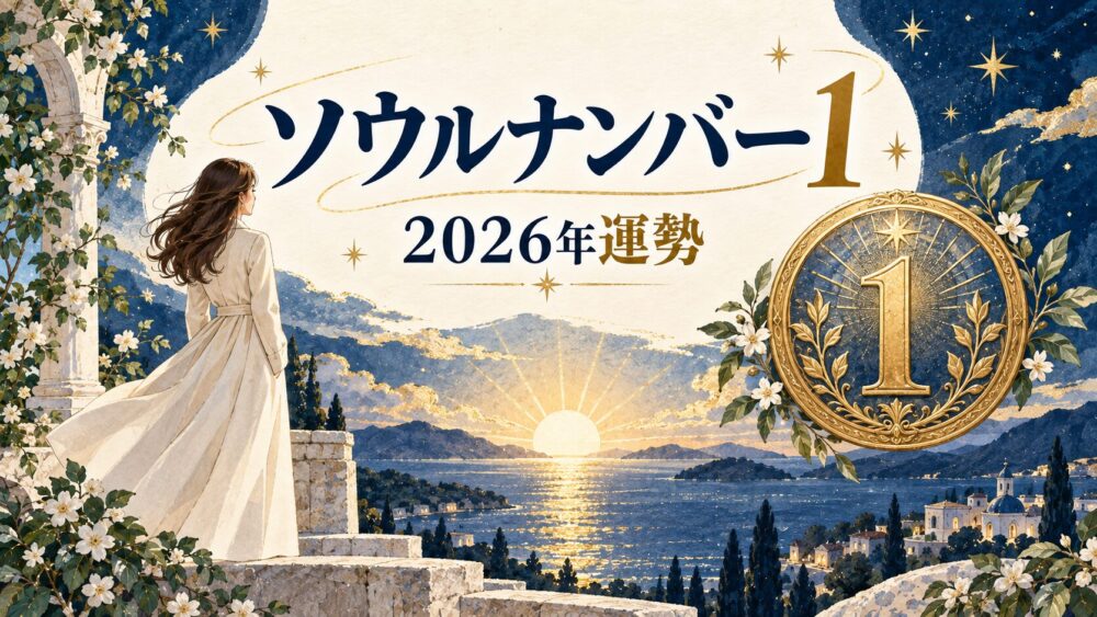 ソウルナンバー1の性格・相性・適職・芸能人！男女別の特徴やモテる理由・2026年最新運勢まで徹底解説