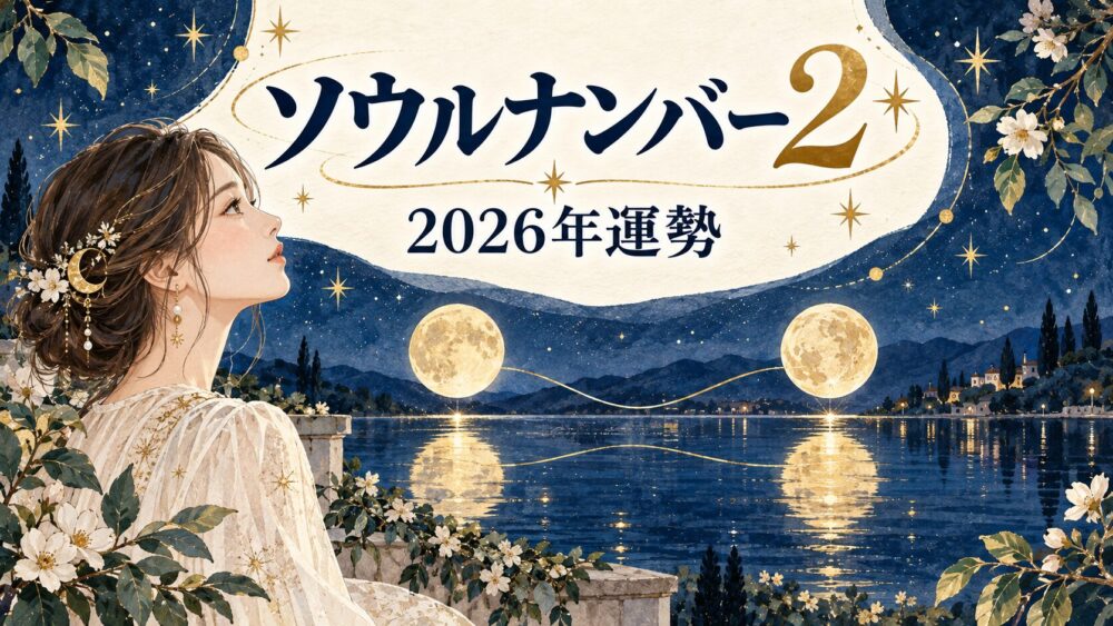 ソウルナンバー2の性格・相性・適職・芸能人!少ない理由や男女別の特徴・2026年最新運勢まで徹底解説