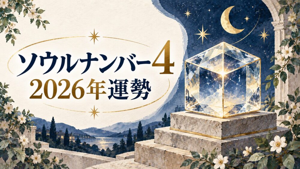 ソウルナンバー4の性格・相性・適職・芸能人！男女別の特徴や仕事・金運・2026年最新運勢まで徹底解説