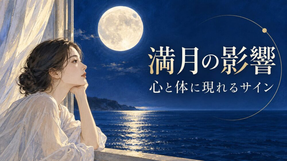 満月の影響を受けやすい人の特徴！体調不良や眠い理由・やってはいけないこと