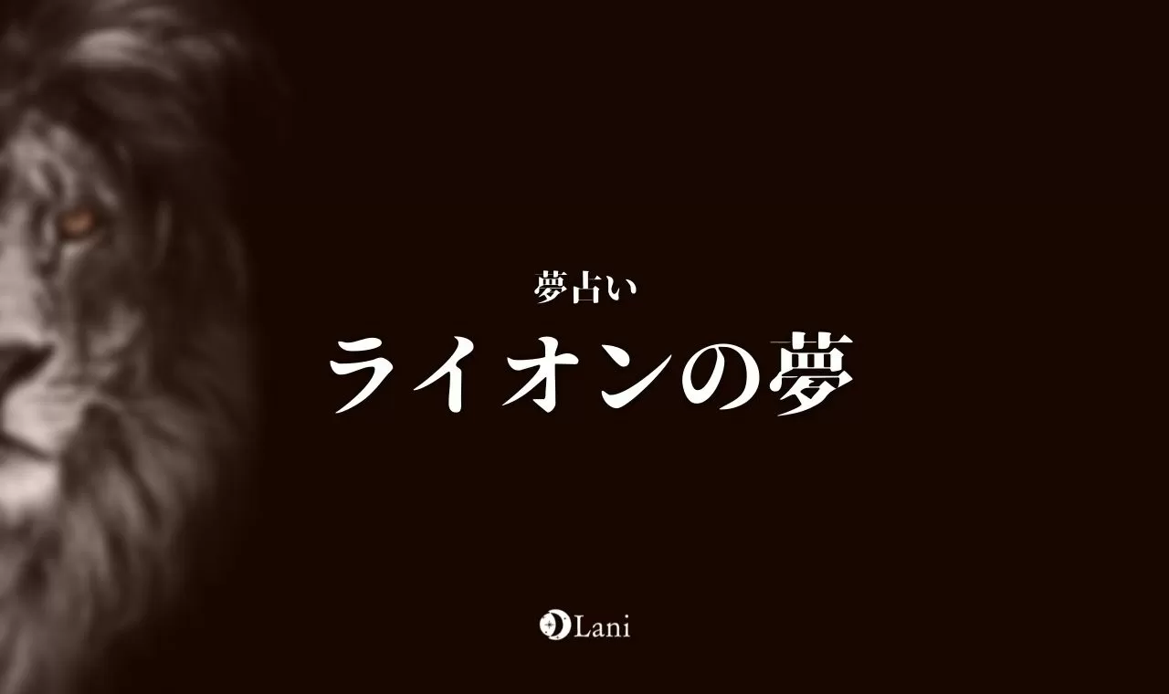 夢占い ライオンの夢の意味46選 なつく 追いかけられるなど