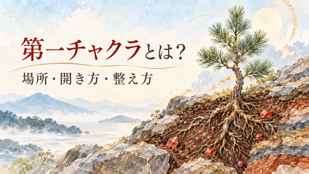 第一チャクラとは？場所や開くとどうなる！活性化と整え方ガイド