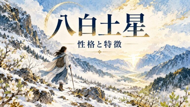 【八白土星の性格と特徴】晩年大吉の理由・性格悪いと言われる真相は?女性男性の恋愛・相性ランキング・生まれ年まで徹底解説【九星気学】