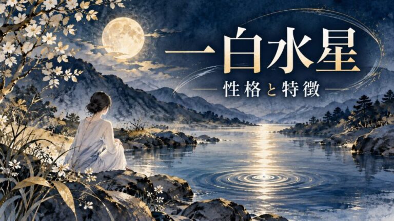 一白水星とは?性格・男女別の特徴と相性ランキング・恋愛傾向【九星気学】