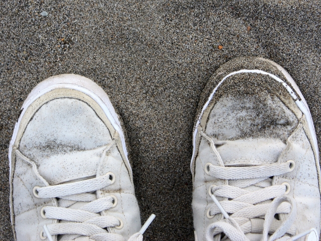 靴と砂