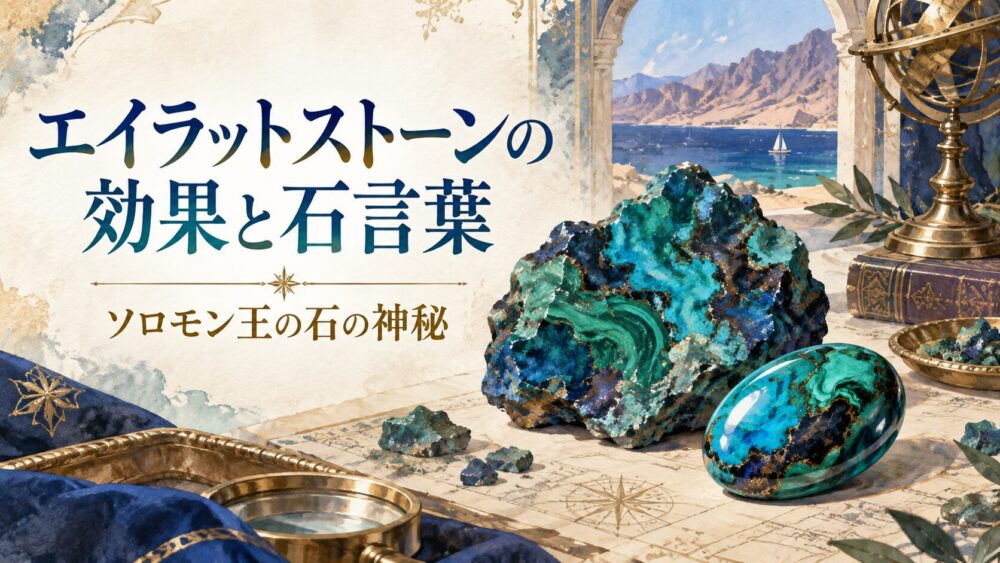 エイラットストーンの効果と石言葉！ソロモン王の石のスピリチュアル