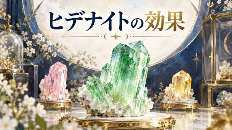 ヒデナイトの効果と石言葉！クンツァイトとの違いや意味・硬度・偽物まで解説