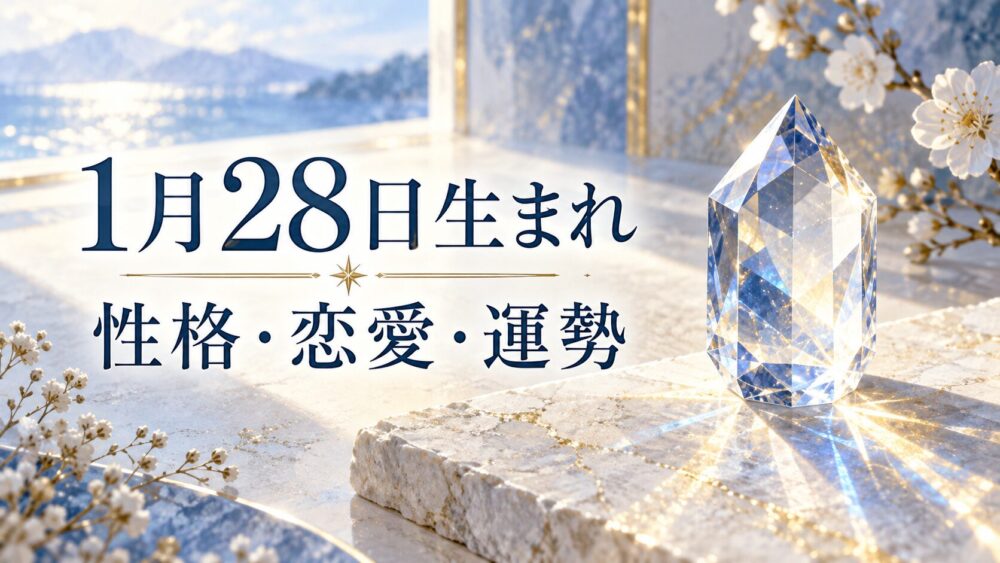 1月28日生まれの性格・恋愛・相性・運勢・有名人を徹底解説！【誕生日占い】