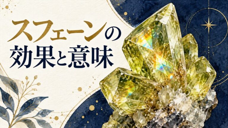 スフェーン効果と石言葉！怖い噂の真相やスピリチュアル意味解説