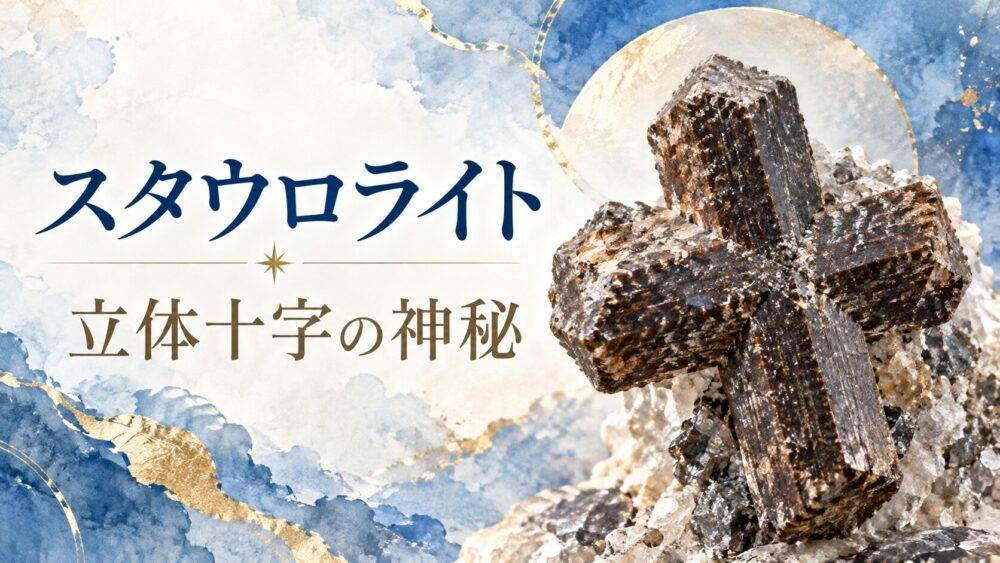 スタウロライト効果と石言葉！十字石の神秘やキャストライト違い
