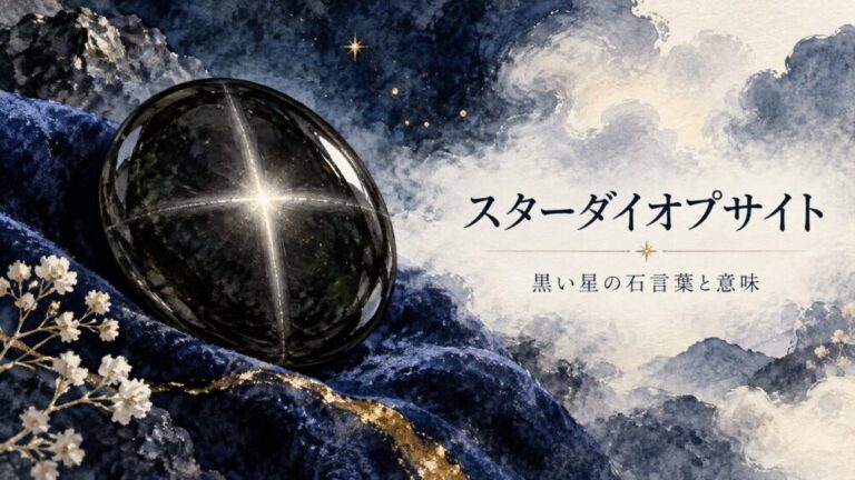 スターダイオプサイト効果と石言葉！ブラックスター意味や相性浄化
