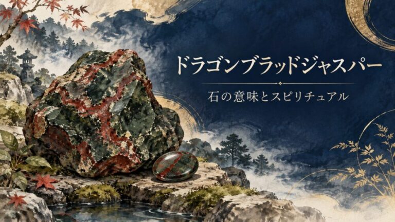 ドラゴンブラッドジャスパー効果とスピリチュアル意味！龍血石相性