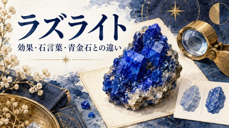 ラズライトの効果と石言葉！天藍石のスピリチュアルや違いを徹底解説