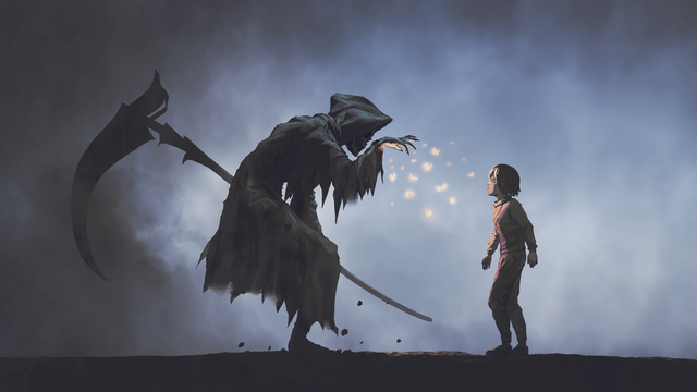 力を与える悪魔のイメージ