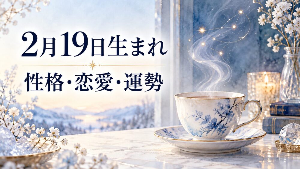 2月19日生まれの性格・恋愛・相性・運勢・有名人を徹底解説！【誕生日占い】
