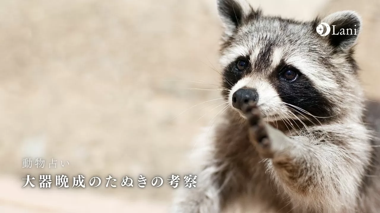 動物占い 大器晩成のたぬきの性格 22年の運勢や恋愛 仕事 適職など