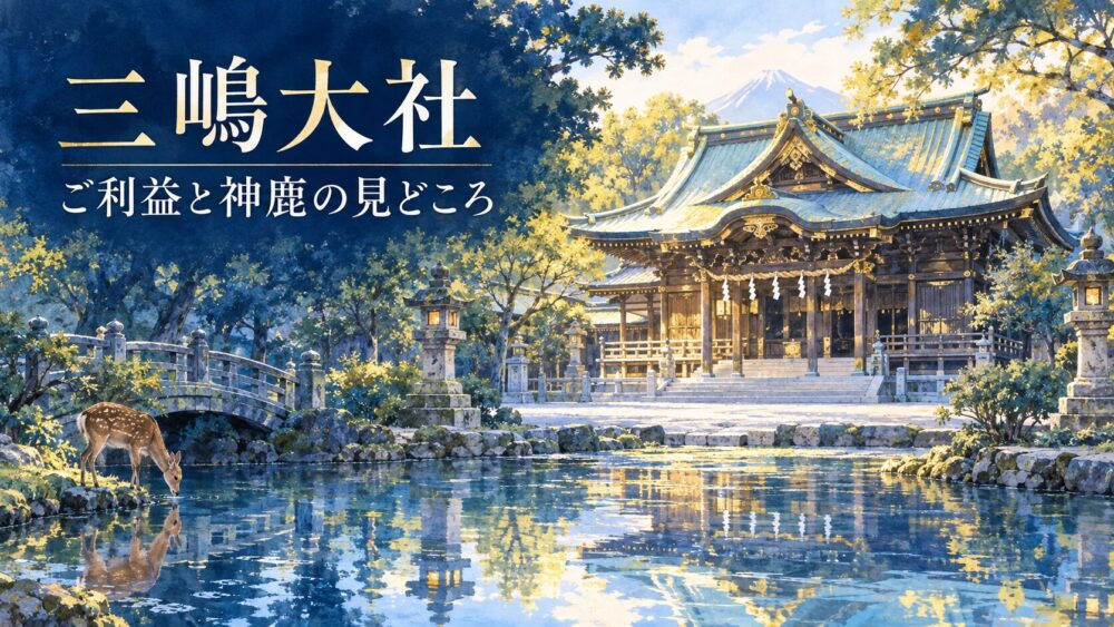 【三嶋大社のスピリチュアル】ご利益・不思議体験と属性相性！神様に歓迎されたサインや強力パワースポット（腰掛石・たたり石）まで徹底解説