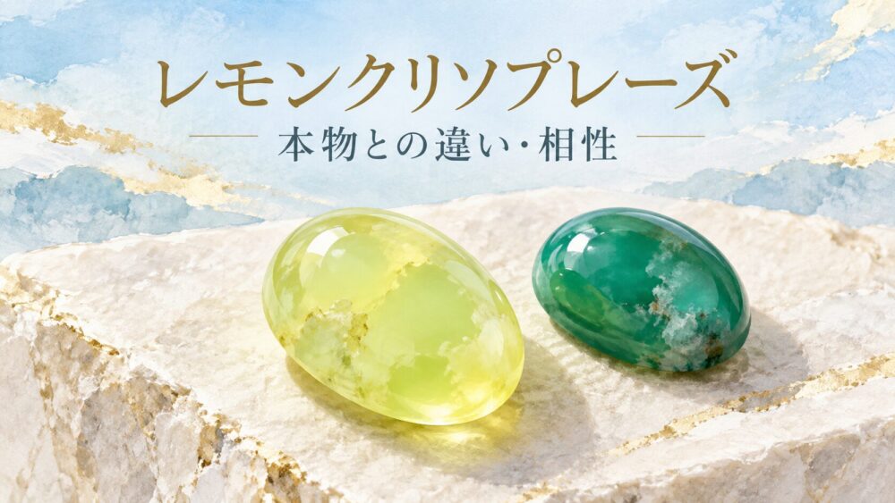 レモンクリソプレーズの効果と石言葉！本物との違いや相性の真実