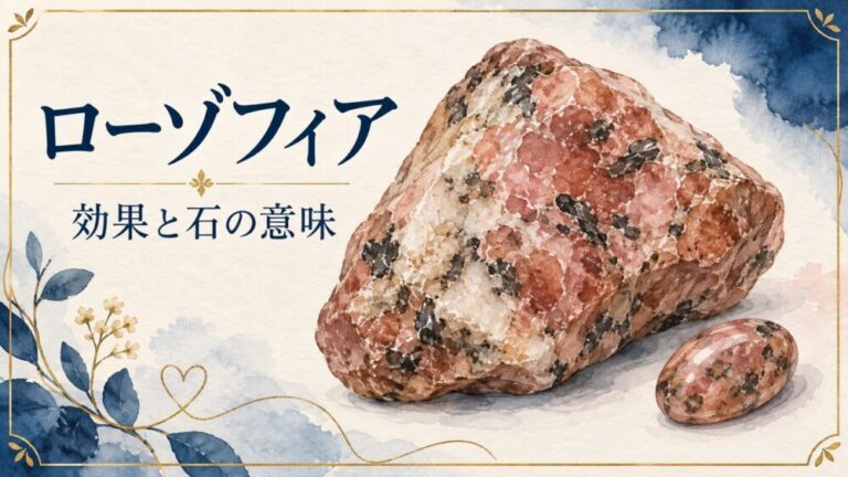 ローゾフィアの効果とスピリチュアル意味！偽物見分け方や相性を解説