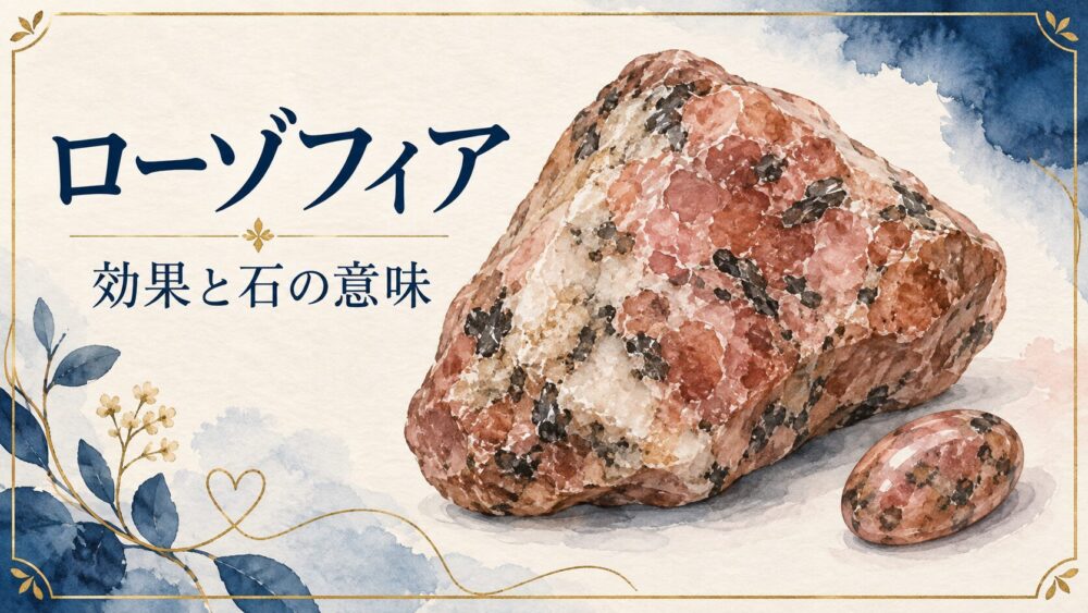 ローゾフィアの効果とスピリチュアル意味！偽物見分け方や相性を解説