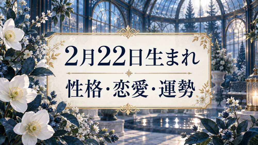 2月22日生まれの性格・恋愛・相性・運勢・有名人を徹底解説！【誕生日占い】