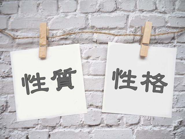性質と性格