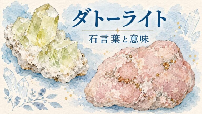 ダトーライト効果と石言葉！ダトー石の意味やスピリチュアル解説