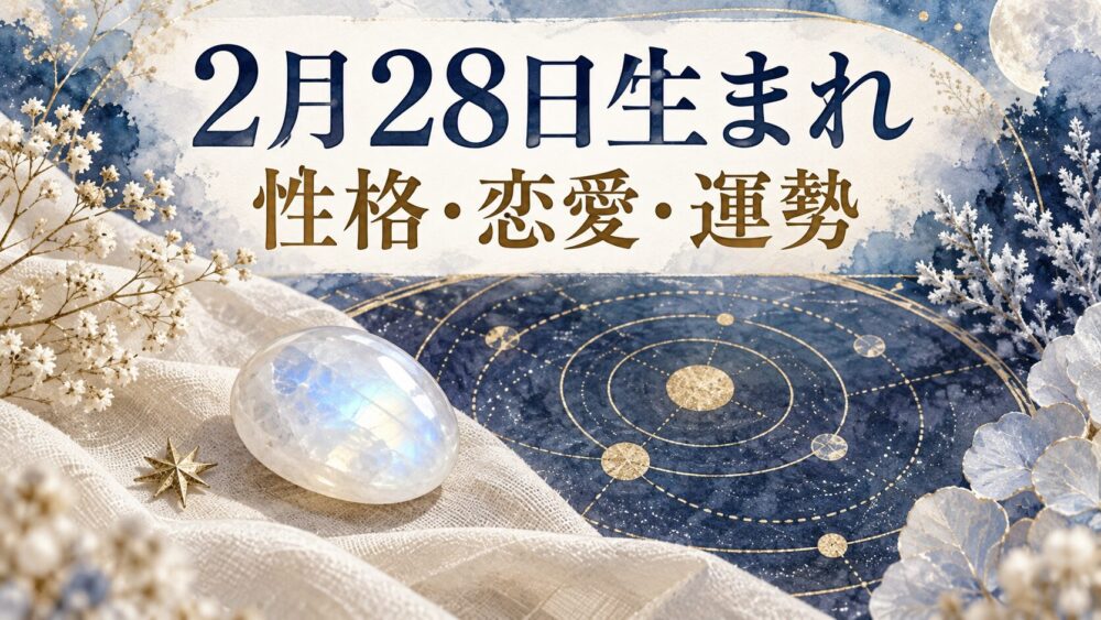 2月28日生まれの性格・恋愛・相性・運勢・有名人を徹底解説！【誕生日占い】