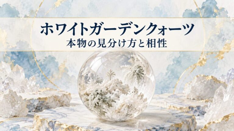 ホワイトガーデンクォーツの効果と石言葉！偽物の見分け方や相性