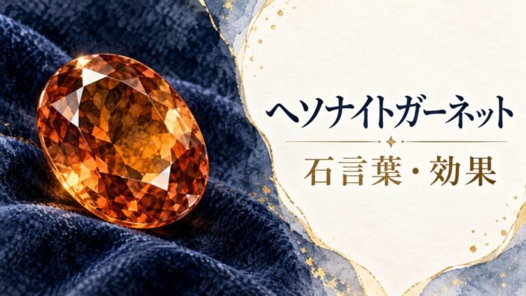ヘソナイトガーネット効果と石言葉！オレンジ違いや意味を徹底解説