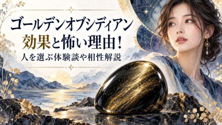 ゴールデンオブシディアン効果と怖い理由！人を選ぶ体験談や相性解説